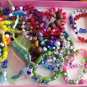 Beaded name bracelet